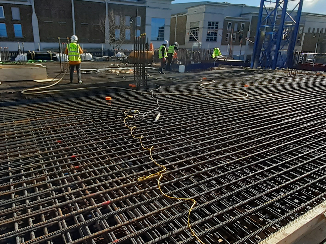 Steelwork To Level 1 Floor Slab